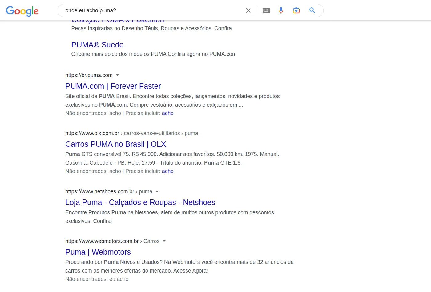 A criação de definições para o SEO Semântico 2 busca no site Google
